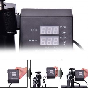 Presă termică multifuncțională 8in1, platan 30x38 cm